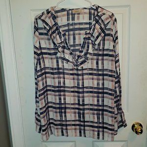 Loft Women's  Ruffle Blouse